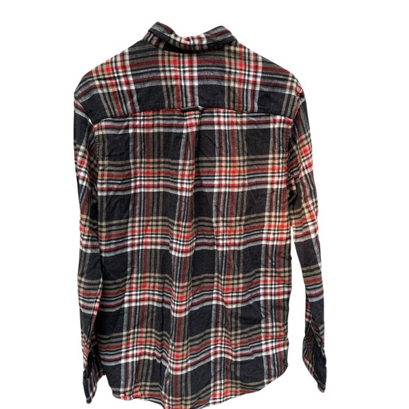 Saddlebred Mens Size  L Clasic Fit Fleece Charcoal Plaid Southern Western - Picture 6 of 11